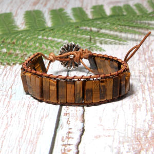 New Stone Bead <b>Bracelet</b> Versatile Handwoven <b>Adjustable</b> Knot <b>Bracelet</b> for Women - Product Image 4