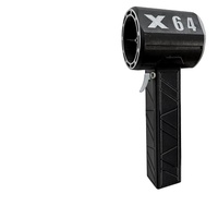 Souffleur de poussière sans fil portatif X64 64 mm, pistolet à air puissant, ventilateur de nettoyage électrique en plastique durable à fort débit d'air