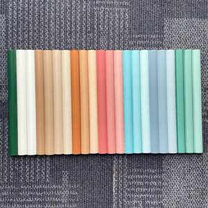 Barra de azulejo de cerámica para dedo crema de 25*300mm, azulejo de porcelana estriado curvo frontal hecho a mano, Pub, metro, vestíbulo, decoración de paredes - Product Image 6