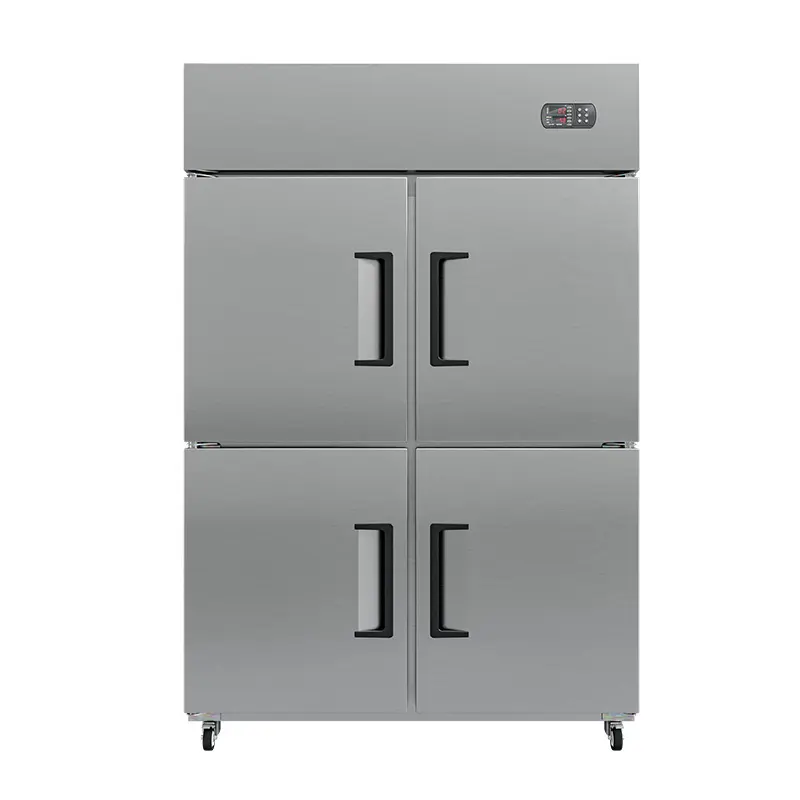 Kitchen Refrigerator Restaurant 4 Doors Stainless Steel Commercial Kitchen Refrigerator