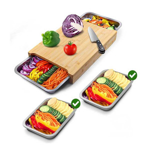 <span class=keywords><strong>Tabla</strong></span> <span class=keywords><strong>de</strong></span> <span class=keywords><strong>Cortar</strong></span> <span class=keywords><strong>de</strong></span> Cocina Personalizada, Contenedor <span class=keywords><strong>de</strong></span> Almacenamiento <span class=keywords><strong>de</strong></span> Alimentos, Juego <span class=keywords><strong>de</strong></span> Cajones Deslizantes, <span class=keywords><strong>Tabla</strong></span> <span class=keywords><strong>de</strong></span> <span class=keywords><strong>Cortar</strong></span> <span class=keywords><strong>de</strong></span> Bambú con Bandeja <span class=keywords><strong>de</strong></span> Goteo - Product Image 2