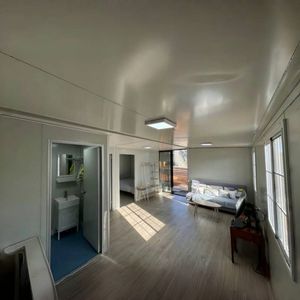 Casas prefabricadas de clima caliente 20 pies 40 pies Mini casa Casas de contenedores expandibles a prueba de huracanes con ducha en el interior - Product Image 6