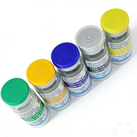 Özel Tasarım Peptit Şişe Etiketleri, Su Geçirmez Vinil Kozmetik Çıkartmaları 2ml 10ml 15ml