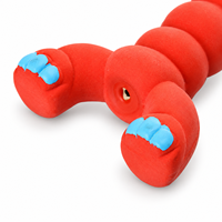 Jouets à mâcher interactifs et écologiques pour chiens, résistants aux morsures, pour le nettoyage des dents molaires, pour chiens de petite et moyenne taille, en caoutchouc