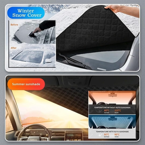 Cubierta Protectora para Parabrisas Delantero de Coche, Protege Contra Rayos Ultravioleta, Lluvia, Heladas y Nieve, Protege en las Cuatro Estaciones - Product Image 4