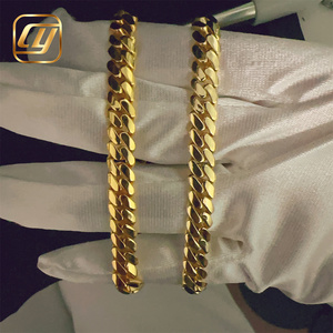 8mm 925 Sterling Silver Fashion <b>Iced</b> <b>Out</b> VVS Moissanite Diamond Plain Cuban Link <b>Chain</b> Hip Hop Jewelry Bracelet - Product Image 5