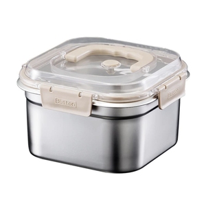 304 thép không gỉ vuông ăn trưa <span class=keywords><strong>Box</strong></span> Set với PP có nắp đậy bị rò rỉ bằng chứng thực phẩm lưu trữ container với xử lý - Product Image 1