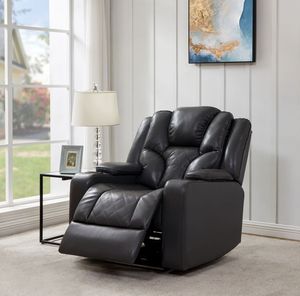 Modern Modular Convertible Air Leather Power Reclining <b>Sofa</b> Set with Led Light Headrest Bluetooth Speaker Living Room Furniture - Product Image 3