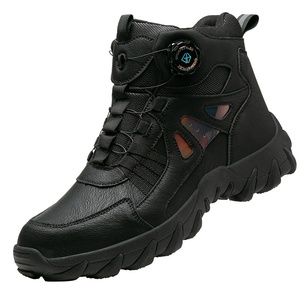 <b>Work</b> Safety <b>Shoes</b> Smash-proof and Puncture-proof Sports Safety <b>Shoes</b> <b>Men</b> Outdoor Mountaineering Wear-resistant Steel Boots - Product Image 6