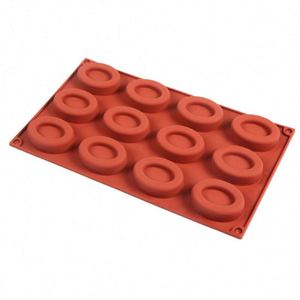 12/20 Holes Non-Stick <b>Silicone</b> Cake Molds <b>Baking</b> Trays Reusable Cupcake Muffin Fluted Oval Donut Cake Pans - Product Image 5