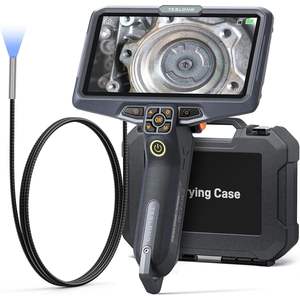 Endoscopio Industrial con Pantalla IPS de 6.0 Pulgadas, Cámara de Inspección Automotriz HD 1080p - Product Image 1