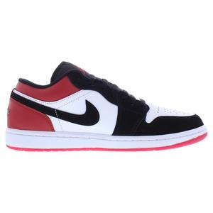 Zapatillas Nike Air Jordan 1 Low SE de Cuero para Hombre, Color Blanco, Negro y Rojo Varsity, Estilo Baloncesto - Product Image 2