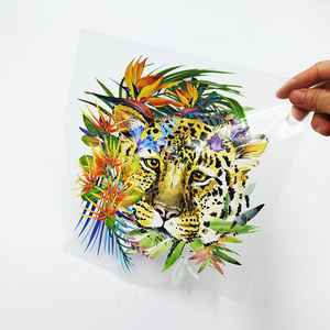 Trasferimenti Termici Personalizzati con Animali Lupo <span class=keywords><strong>Tigre</strong></span> Leopardo Leone, Stampa DTF su Pellicola Trasparente in Materiale PET per Magliette - Product Image 3
