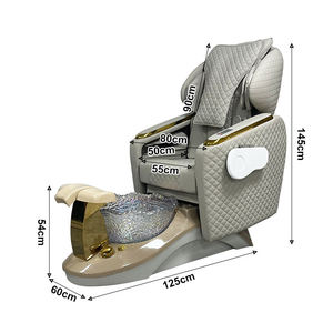 Sillón de Pedicura Eléctrico de Lujo sin Tuberías para Salón de Belleza Profesional Moderno y Personalizado - Product Image 4
