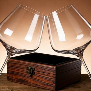 シュンストーン高級モダンワイングラスゴブレットブルゴーニュ赤ワイングラス結婚祝いカップル向けギフトセット - Product Image 3