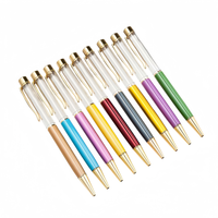 Stylos à bille flottants multicolores en métal, nouveauté promotionnelle, DIY, avec logo personnalisé, écologiques et rechargeables