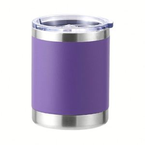 Mini Vaso de Acero Inoxidable de 10 oz con Aislamiento al Vacío, Recubrimiento en Polvo Multicolor, para Beber en el Auto - Product Image 3