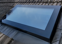 Ventana de Aluminio para Techo, Claraboya de Aluminio para Casas, Ventana Corredera de Vidrio, Arco Doble, Insonorizada, Ventanas para Casa