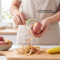 Premium Ultra Scherpe Roestvrijstalen Y-vormige Draaibare Lemmet Handmatige Groente- en Aardappel Schilmes Fruit Schilmes voor Keukenbereiding