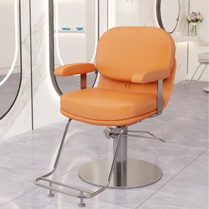 Sillón de Barbería Moderno de Metal, Ajustable, Giratorio 360 Grados, Reclinable, Hidráulico, para Uso Comercial - Product Image 4