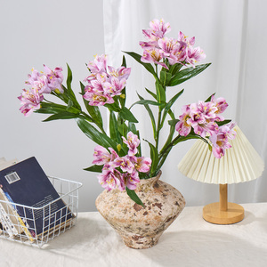 Lirios Artificiales al por Mayor, 7 Cabezas, Tela <span class=keywords><strong>Suave</strong></span> al Tacto, Lirios de Aspecto Real para Decoración de Hogar, Hotel, Eventos, Bodas, Ramos y Jarrones - Product Image 6