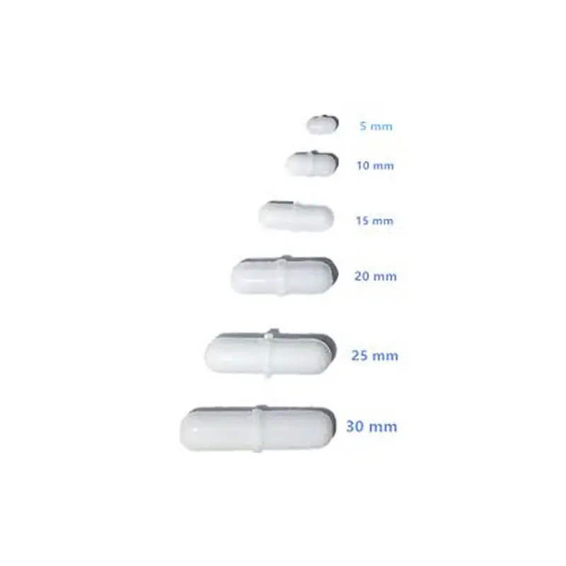 Barra de agitación magnética de imán de neodimio de plástico PTFE