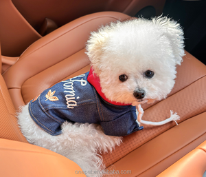 Modisches Design Hunde-Jeansjacke mit Stickereimuster Haustier-Bekleidungslieferant Hundekleidung Jeans-Hundejacke Sport - Product Image 3