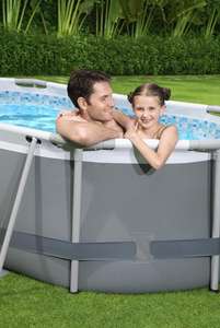 Estway 56617-<span class=keywords><strong>Piscina</strong></span> con marco de acero y plástico, <span class=keywords><strong>piscina</strong></span> sobre el suelo - Product Image 4