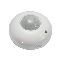 Détecteur de mouvement PIR à montage en surface pour plafond, interrupteur d'éclairage avec mouvement à 360 degrés, portée de détection de 6 m, 1200 W