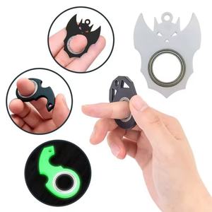 Smooth Spinning Anti-anxiety Stress Toy Keyring Finger <b>Fidget</b> Key Ring Gift Spinners Rotation Decompression <b>Keychain</b> Spinner - Product Image 4