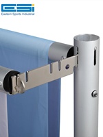 Système de support de toile de fond en aluminium robuste et amélioré ESI Wedding Pipe and Drape 2.0 à vendre
