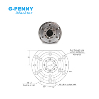 Moteur de broche ATC G-PENNY Machine BT30 3KW-5.5KW 10000 tr/min pour usinage CNC, perçage et arrondissement, électrique, refroidi par eau, à billes céramiques