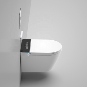 Toilette à induction murale intelligente avec <span class=keywords><strong>cuvette</strong></span> intégrée suspendue dissimulée et forme allongée dotée <span class=keywords><strong>d</strong></span>'un réservoir <span class=keywords><strong>d</strong></span>'<span class=keywords><strong>eau</strong></span> intelligent - Product Image 5