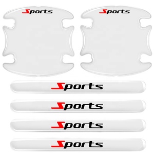 Adesivi Protettivi Trasparenti Antiurto per Maniglie Auto, <span class=keywords><strong>Design</strong></span> Sportivo in Resina Epossidica - Product Image 2