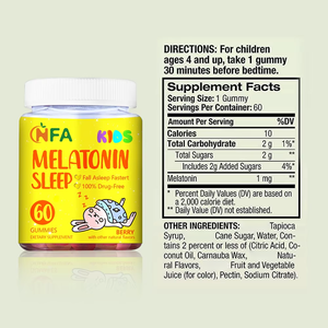 Suministro de 60 días de alto grado, mejora el estado de ánimo y mejora el Espíritu, suplemento de melatonina, gomitas para dormir con melatonina para niños - Product Image 2