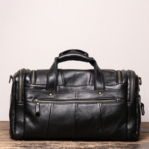 Sac de voyage en cuir nubuck vieilli personnalisé pour hommes et femmes, sac fourre-tout vintage givré, sac à bandoulière artisanal pour la gym, sac de week-end - Product Image 4
