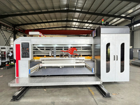 Machine d'impression flexographique 4 couleurs et découpeuse informatisée 1224 avec alimentateur frontal sans pression à servo, cadre en fonte de 60 mm