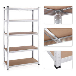 Iron Garage 4 <b>Shelf</b> 5 Tier Boltless Rivet Easy Assemble <b>Adjustable</b> Storage <b>Shelf</b> for Sale Metal - Product Image 6