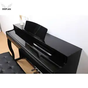 Zwart 6 Voeten Diepte 88 Toetsen Digitale Grand Piano Spare