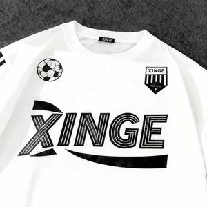 รับผลิตเสื้อยืดผู้ชาย OEM/ODM ขายส่ง ปรับแต่งได้ตามต้องการ คอลเลคชั่นใหม่ปี 2026 เสื้อยืดผู้ชายผ้าฝ้าย 100% คุณภาพสูง พิมพ์ลายโลโก้ด้วยเทคนิค DTG เสื้อยืดแบบ Unisex - Product Image 4