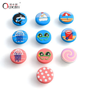 Oukali Kenop Lemari <span class=keywords><strong>Mini</strong></span> Silika Karet Cantik Kenop dan Kenop Laci Furnitur Kamar Anak Berbentuk Bintang Hati - Product Image 2