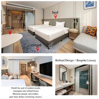 Solutions clés en main pour projets hôteliers personnalisés, mobilier d'hôtel Holiday Inn Express, mobilier complet pour chambre d'hôtel, ensembles de meubles de chambre d'hôtel