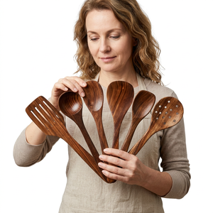 High Quality Birch Wooden Disposable Durable Customizable Cutlery Set Luxury Biodegradable Spoon Fork for Parties Any Occasion - Product Image 1