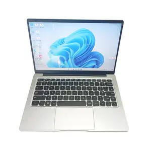 Großhandel brandneu OEM/ODM 14" Intel N5095 Quad-Core 8/16/32GB 180 Grad Business-Notebook-Computer kundenspezifischer Laptop