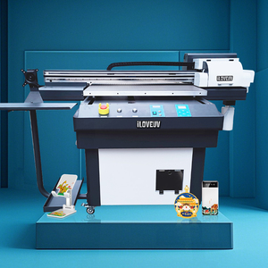 Impresora UV de Cama Plana 9060/6090 <span class=keywords><strong>Epson</strong></span> F1080 I3200, Máquina de Grabado en Relieve 3D para Etiquetas de Silicona con Prensa Térmica - Product Image 2