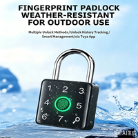 Serrure intelligente biométrique à empreintes digitales, rechargeable par USB, avec contrôle par application, cadenas de sécurité pour sac de voyage, valise, tiroir de bureau, armoire