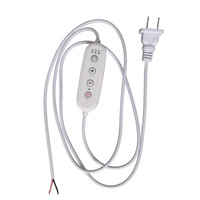Câble d'interrupteur à minuterie 110V220V, lampe pour plantes, une variété de prises, cordon d'alimentation 3 vitesses en option