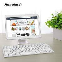 Teclado Personalizado Ruso Inglés Bluetooth Nórdico Mini Árabe Azerty Inalámbrico de Bajo Perfil