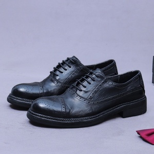 Zapatos de Hombre ASTON M.JAZZ A567-6 Resistentes con Cordones, Estilo Británico Formal para Negocios, Trabajo, Novios, Bodas, Cuero Genuino Goodyear - Product Image 6