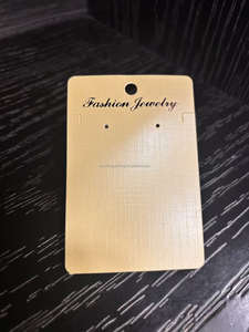 Cartoncini per <span class=keywords><strong>Gioielli</strong></span> 6x9 cm con Superficie Texturizzata, per Collane e Orecchini, Personalizzabili con Logo, Vendita all'Ingrosso - Product Image 5